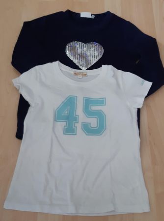 Mädchen Pulli+T-Shirt, Gr. 140 10-Jährige, Marke: Ligne+Kids