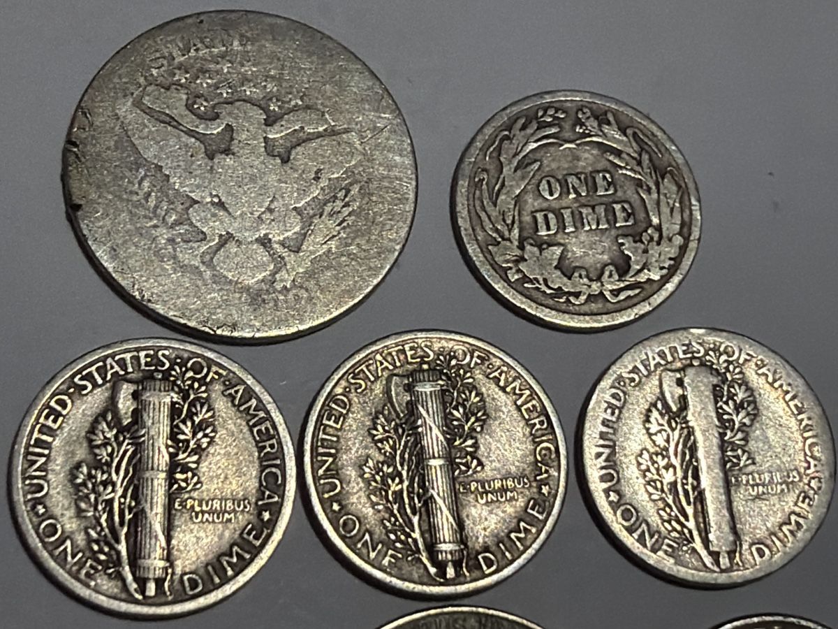 Tutti le monete: One América Dîme lot( Silber ) – Usato da Hittnau venduto da Pat_yl7f 4
