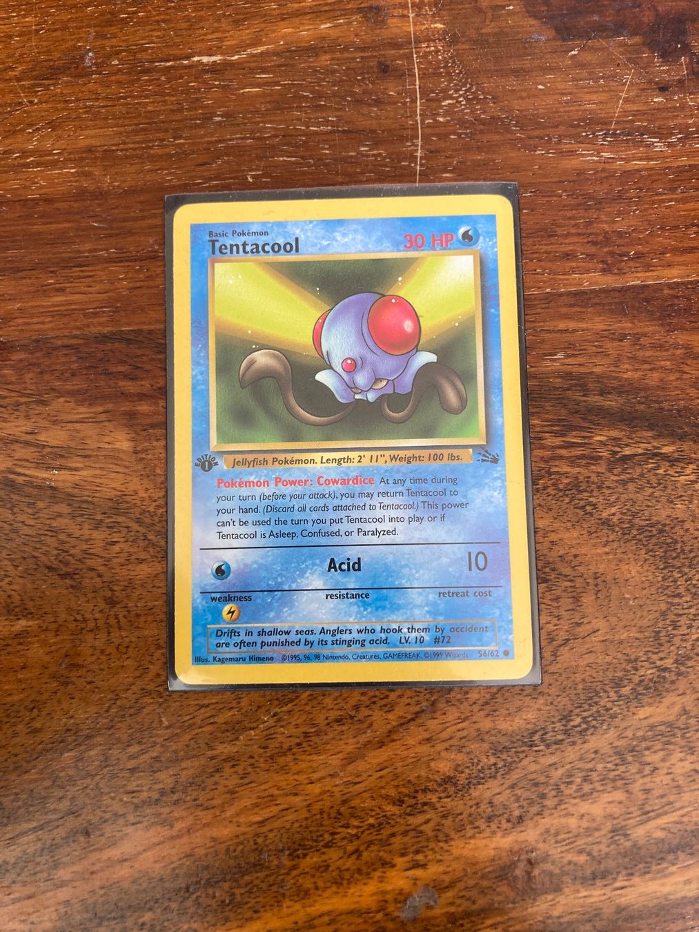 Pokémon Sammelbilder & Trading cards: Carte Pokemon Tentacool – Gebraucht aus Fribourg von mon_ws5k
