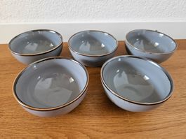 5 Müesli Schalen Schälchen Geschirrset Schüssel Dekoration