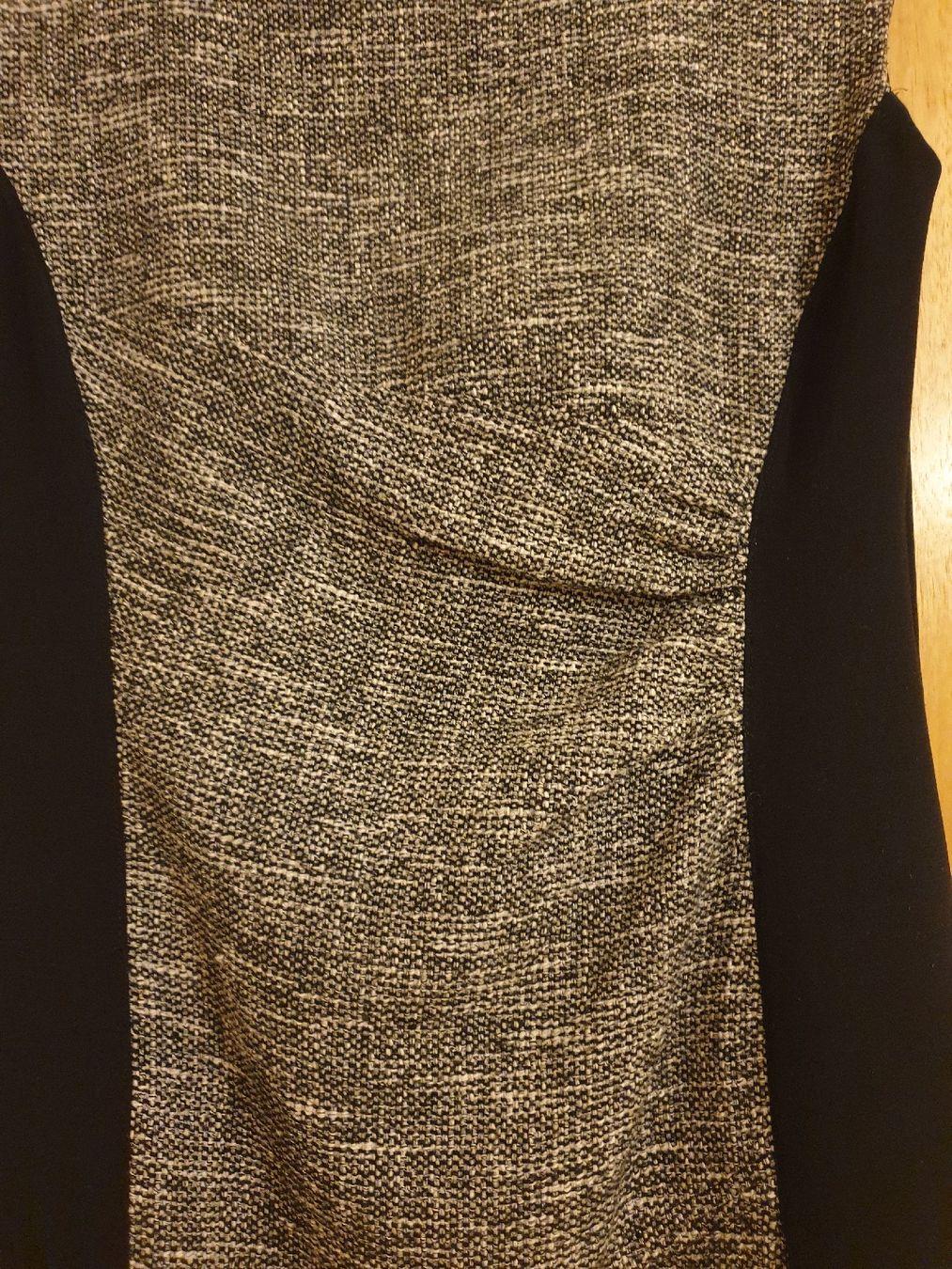 Max Mara Vestiti: Robe élégante 38, Weekend MaxMara, noir, gris chiné – Usato da Neuchâtel venduto da Verenas12 2