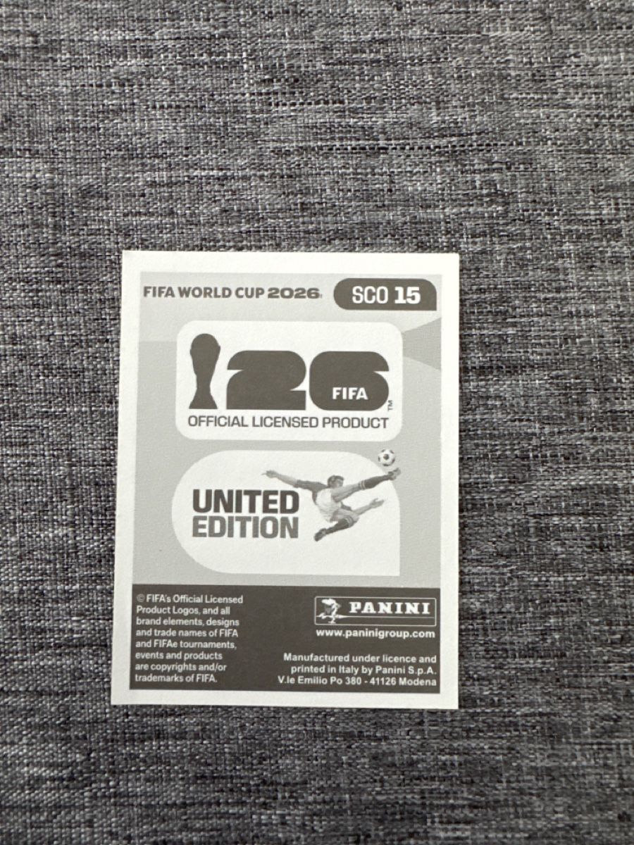 Panini Sammelbilder & Trading cards: Panini WM 2026 - SCO 15 – Neu und originalverpackt aus Fribourg von wor_lp9t 1
