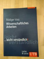 Wissenschaftliches Arbeiten - Röger Voss