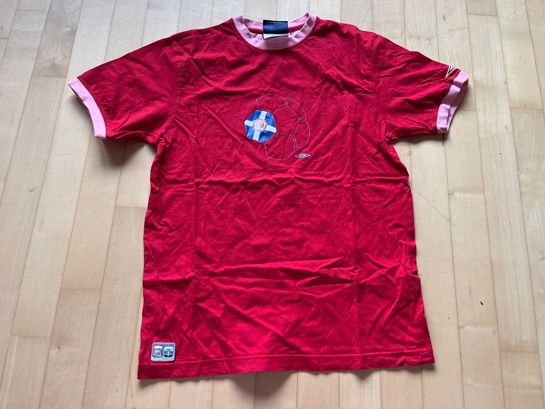 Umbro Canottiere & Pantaloni: Olympiakos Piräus Shirt Vintage Umbro Original – Usato da Wallisellen venduto da theadicts77