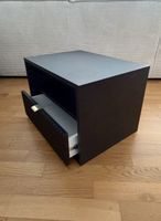 2 Schwarze Nachttische mit Schublade, Top Zustand!