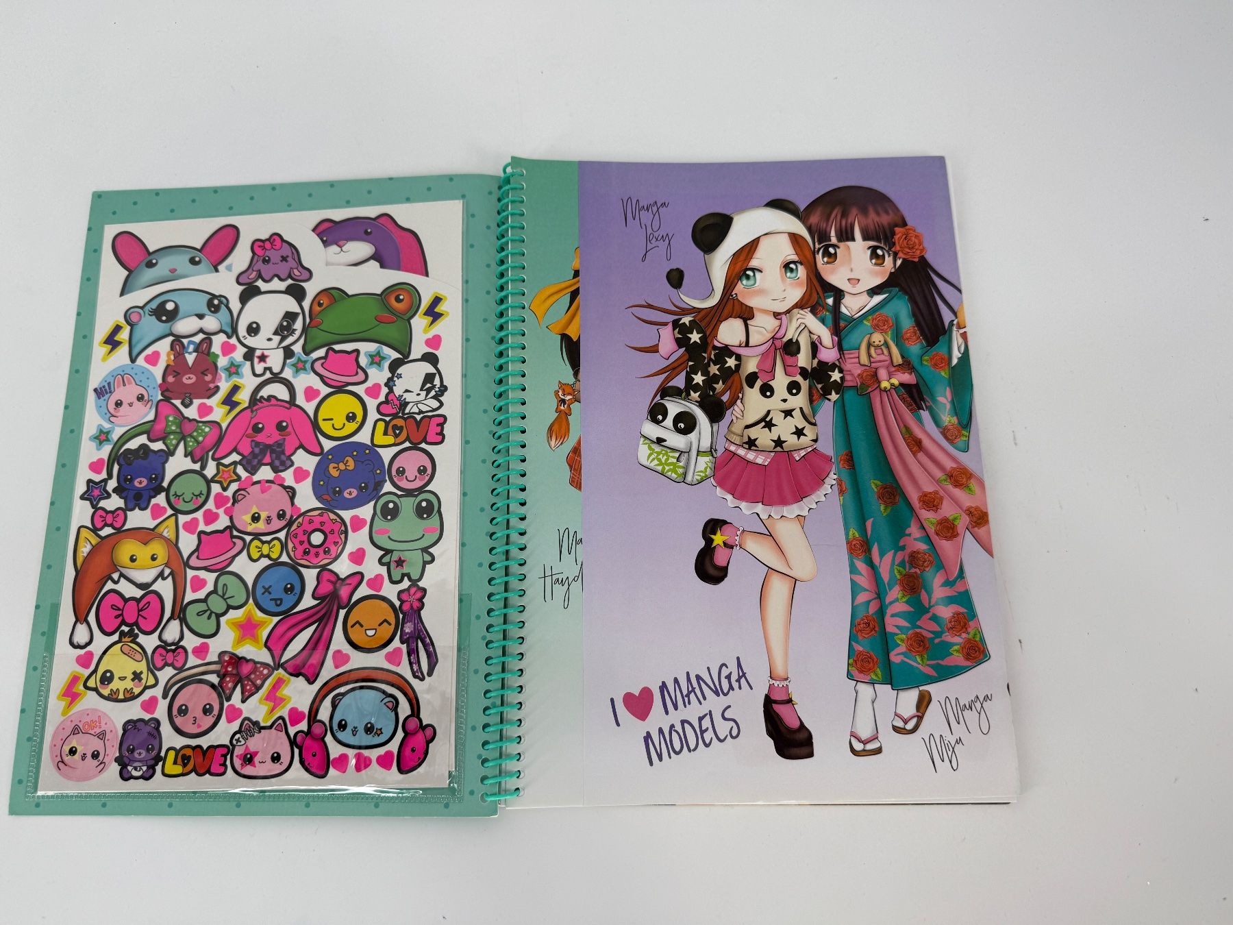 Libri: Manga Model Malbuch / Stickerbuch Top Model Depesche – Usato da Auenstein venduto da moin. 1
