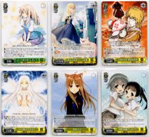 6 Dengeki Bunko - Weiss Schwarz Karten - Anime - japanisch