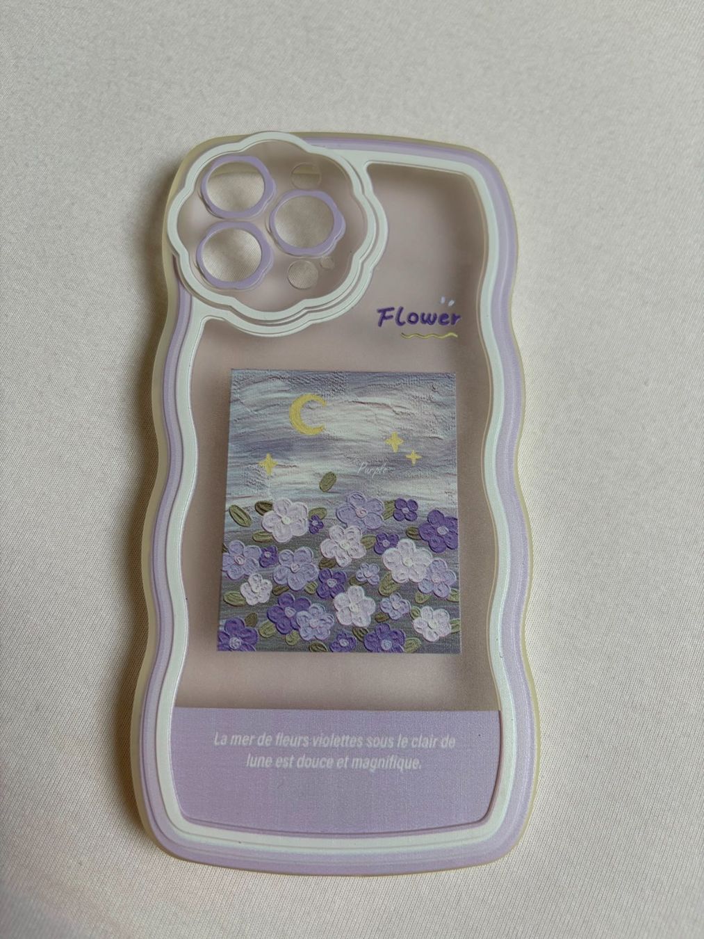 Apple Covers & Schutzfolien: iPhone 13 Pro Max Handyhülle lila Blumen Design – Neu (gemäss Beschreibung) aus Neuendorf von jas_j5nc 4