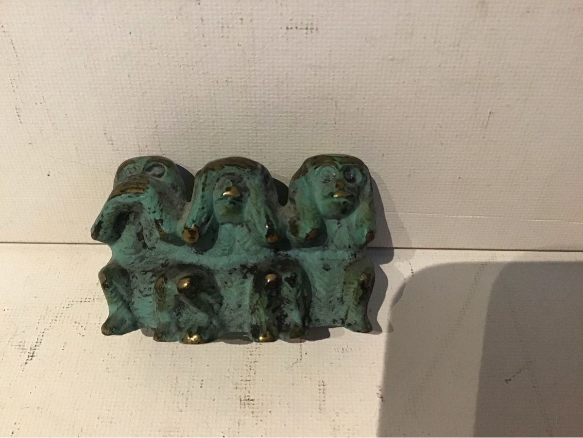 Sculture & Statue: 3 kleine Bronze Affen – Usato da St. Gallen venduto da Goldlilly 4