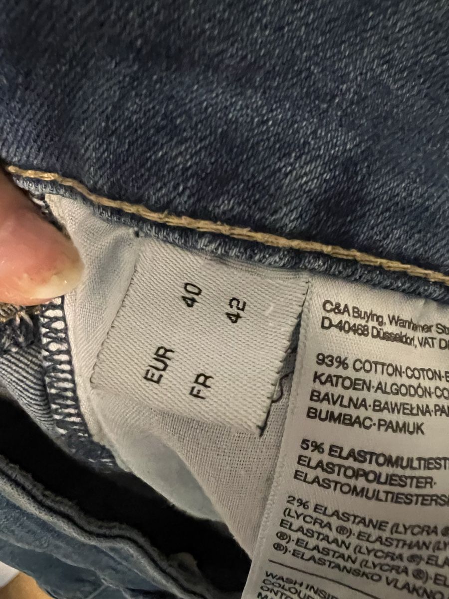 C&A Jeans: Flex Shaping Jeans, Blau Gr.40 – Usato da Winterthur venduto da mel_wy 3