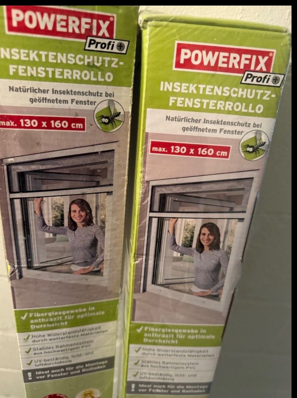 Gitter & Roste: 2x Insektenschutz-Fenster weiss – Neu und originalverpackt aus St .Gallen von Zikou_M_A_M 3
