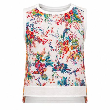 Top crop tropical Zara Collection W&B