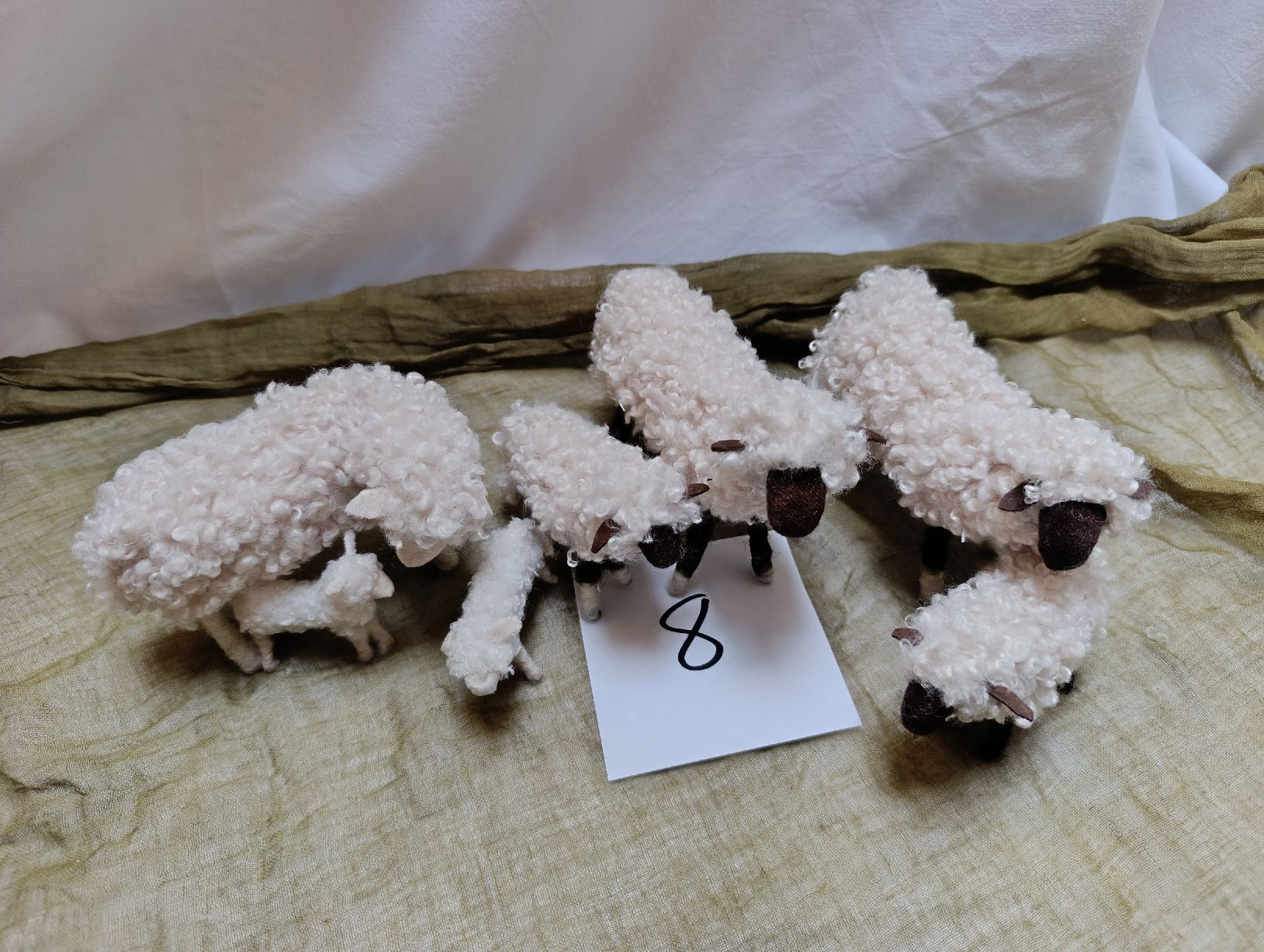 Figuren: Schwarzenberger Krippenfiguren 7  Schafe – Neu (gemäss Beschreibung) aus Oberarth von sil_9dfs 3