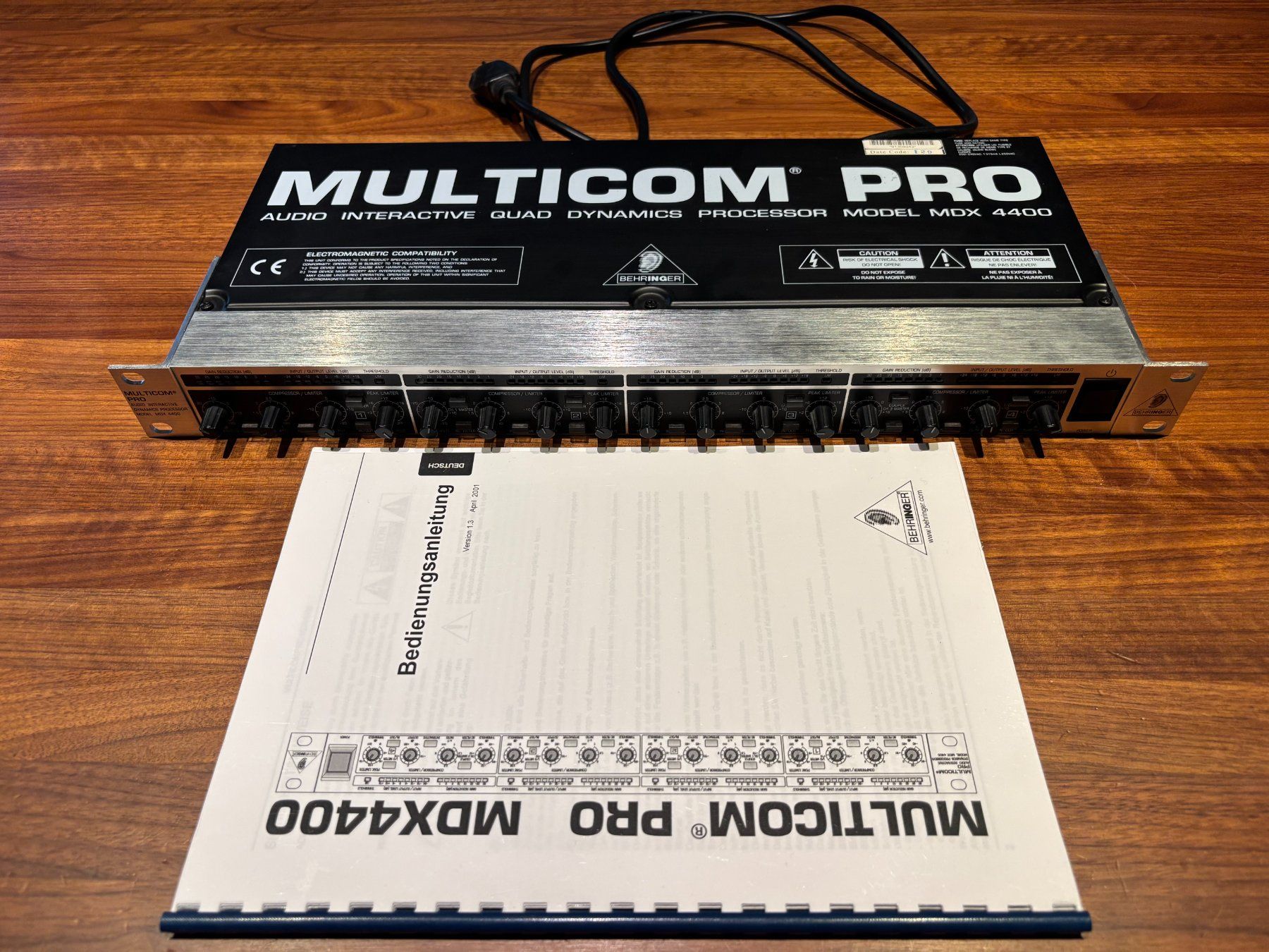 Behringer Equalizzatori: Behringer Multicom Pro MDX 4400 Audio Int Dynamics Processor – Usato da Nesselnbach venduto da ThirdHandVinyl