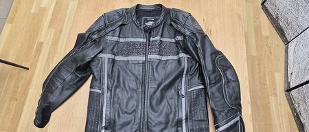 Blouson moto cuir Harley Davidson "Bar & Shield" - taille L