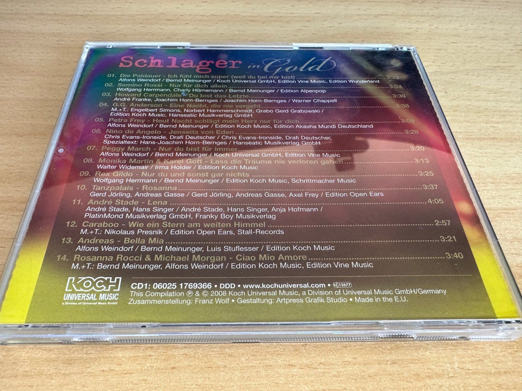 CD: Various – Schlager In Gold - 3 CD – Usato da Rikon im Tösstal venduto da Alpenmutz 1