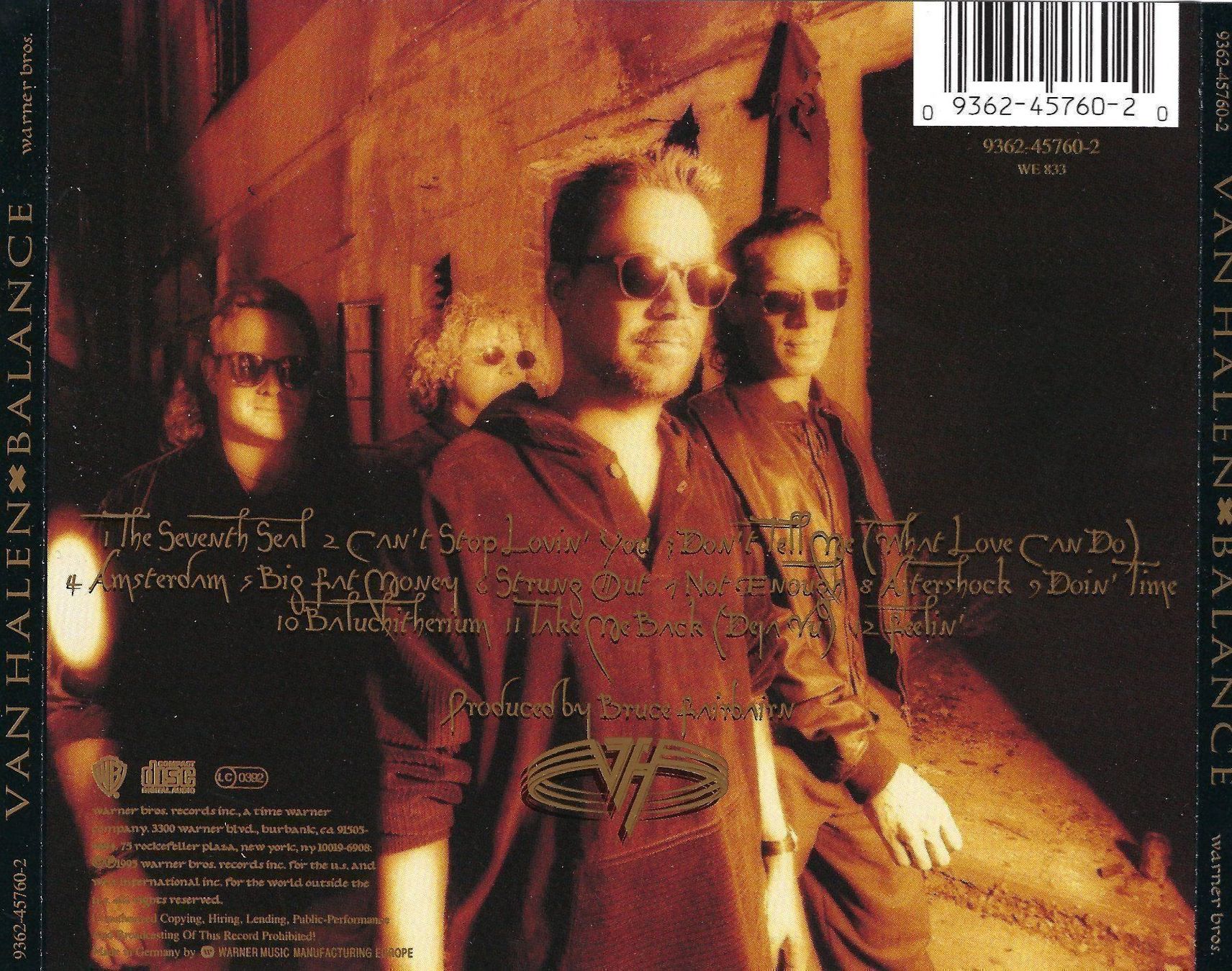 CDs: CD: VAN HALEN - Balance – D'occasion à Rotkreuz par groeli69 1