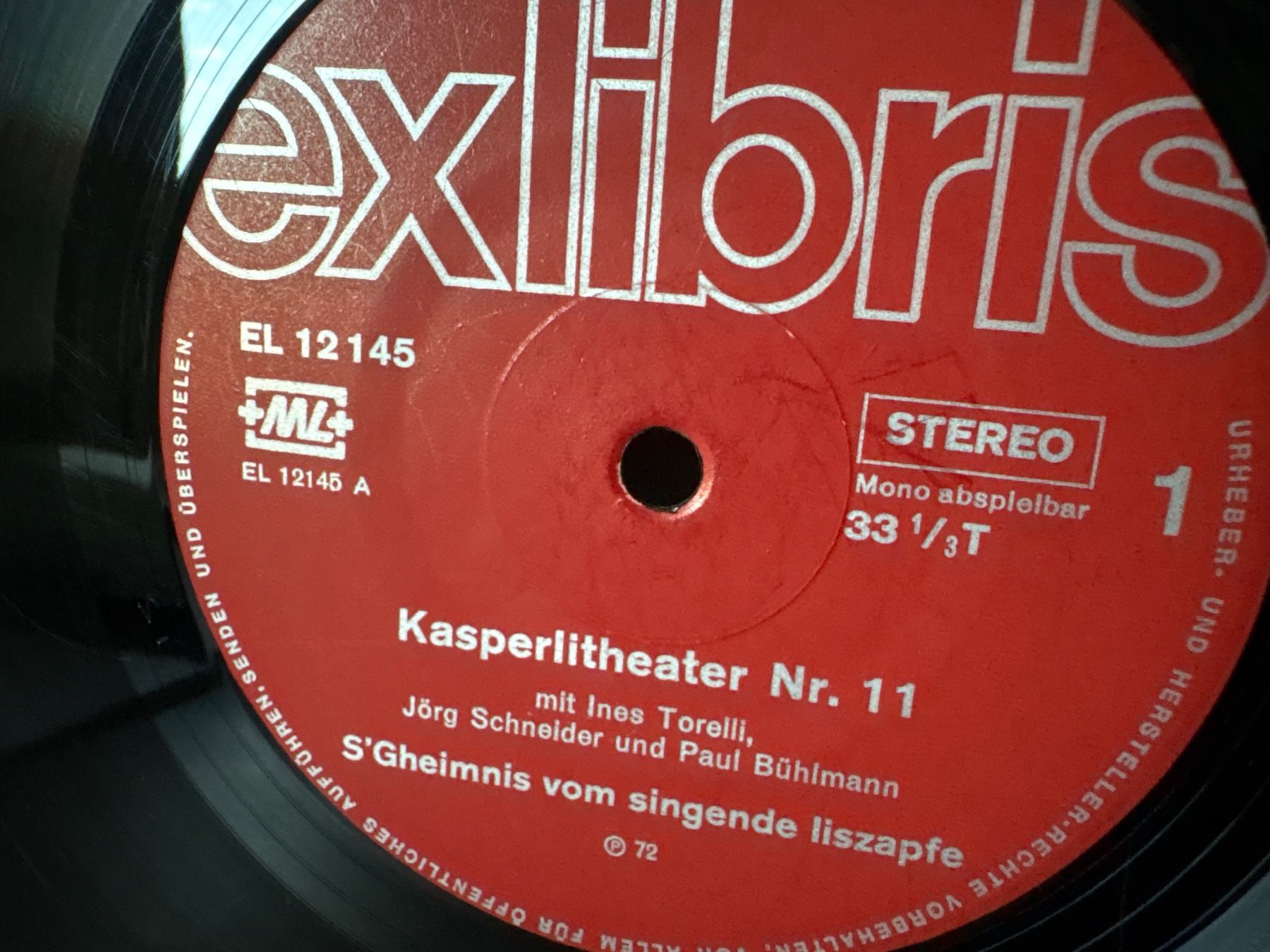 Dischi in vinile: Kasperlitheater Nr. 11 - Schallplatte - ExLibris - 1972 – Usato da Andwil SG venduto da Rainboli 4