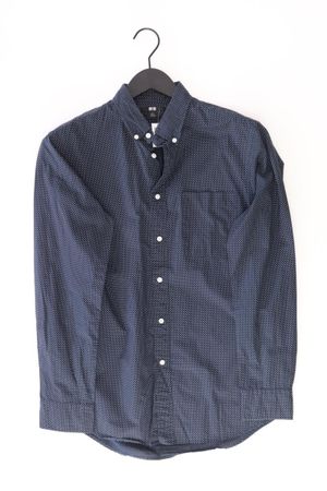 Uniqlo Langarmhemd Gr. S blau