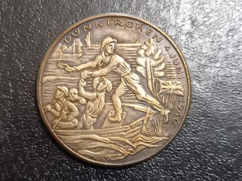 Medaillen: Medail WWII,  Dunkirk 1940, 20g – Gebraucht aus St-Prex von big_c6bb