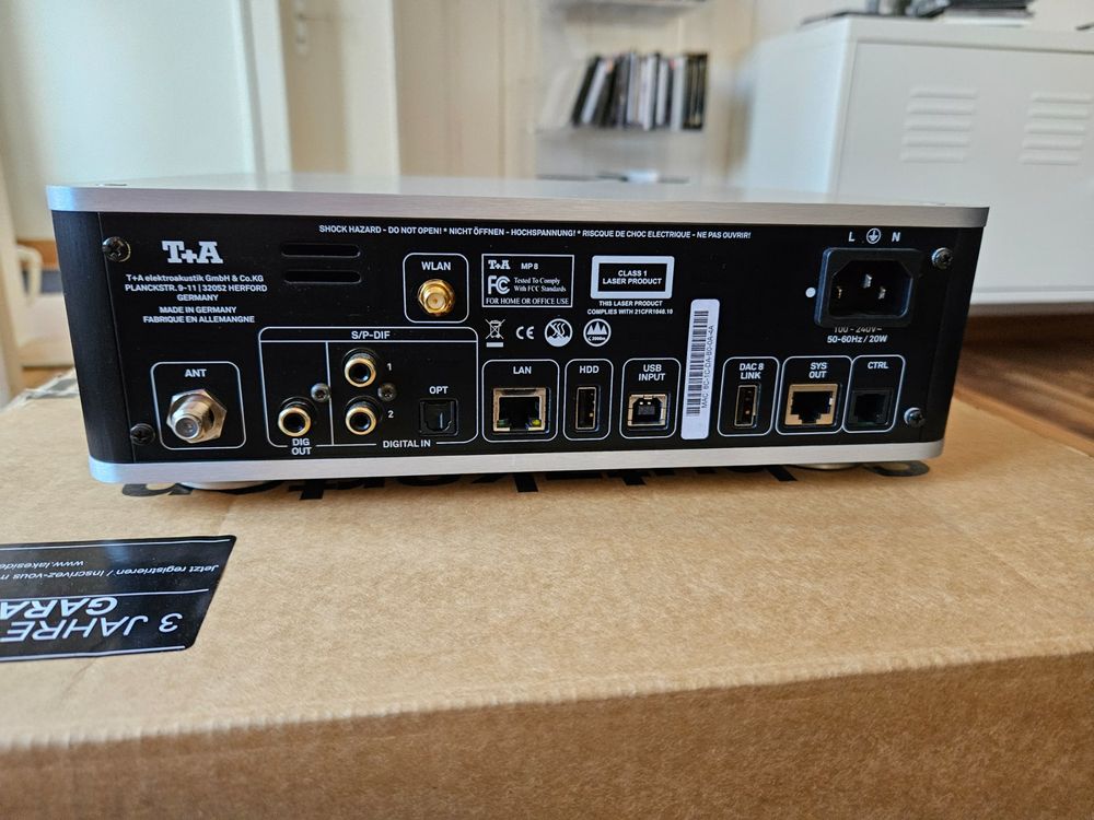 T+A MP 8 Netzwerkplayer, CD Player, Transport ohne DAC Kaufen auf Ricardo