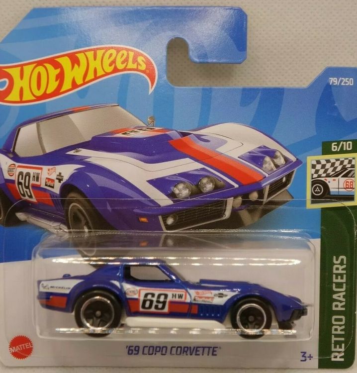 Hot Wheels '69 Copo Corvette Blue - HW Retro Racers 2022 | Kaufen auf ...