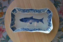 Original Delft Porzellan | Delfter Blau Fischplatte