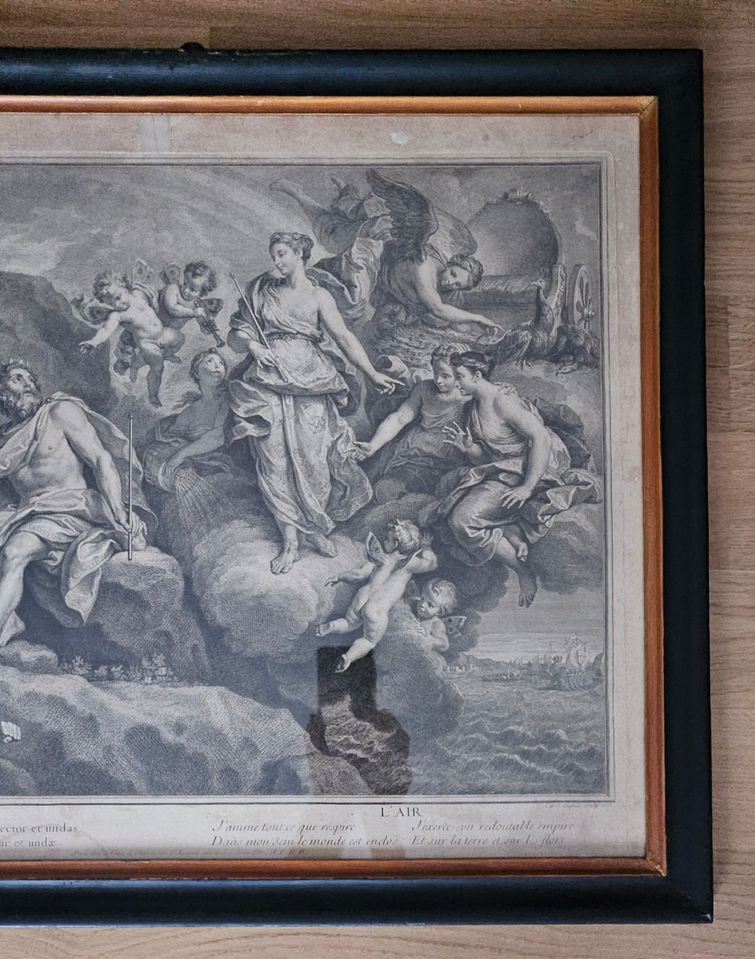 Grafica & Litografie: Die Vier Elemente – Die Luft, 1718, R! – Usato da Lugano venduto da Numisartes 4
