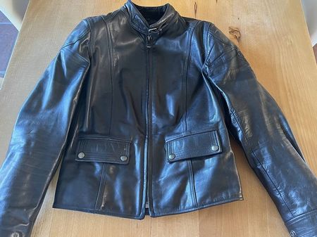 Original Belstaff Motorrad Töff Leder Jacke Damen