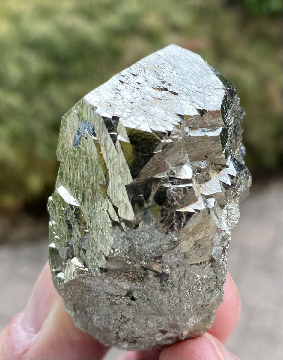 Mineralien & Heilsteine: Schöne Pyrit Spitze mit wenig Hämatit  – Gebraucht aus Selzach von 321compac 2