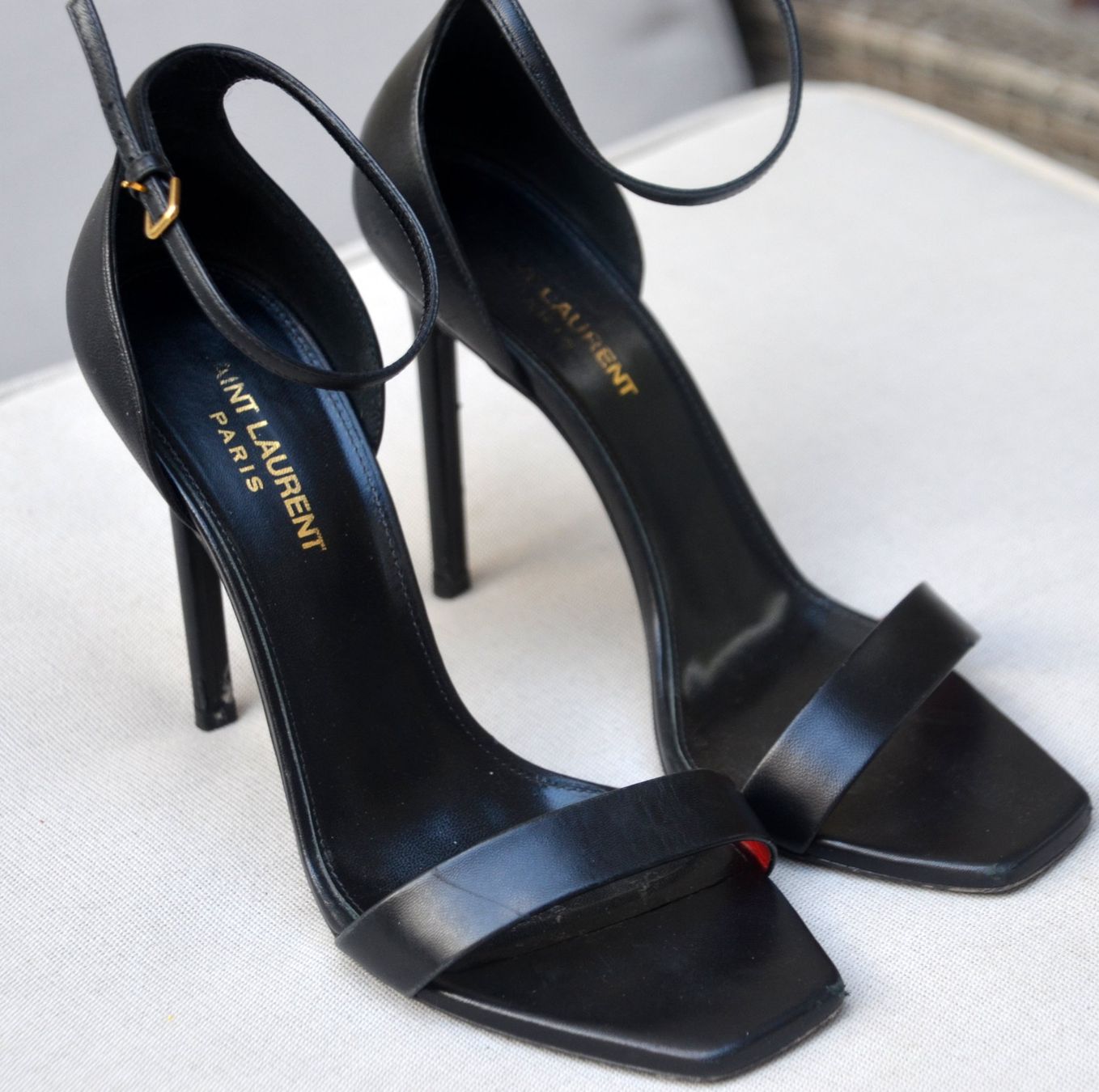 Saint Laurent Chaussures femmes: Saint Laurent Sandalen / sandales .38 – D'occasion à Collonges par Allegree 2