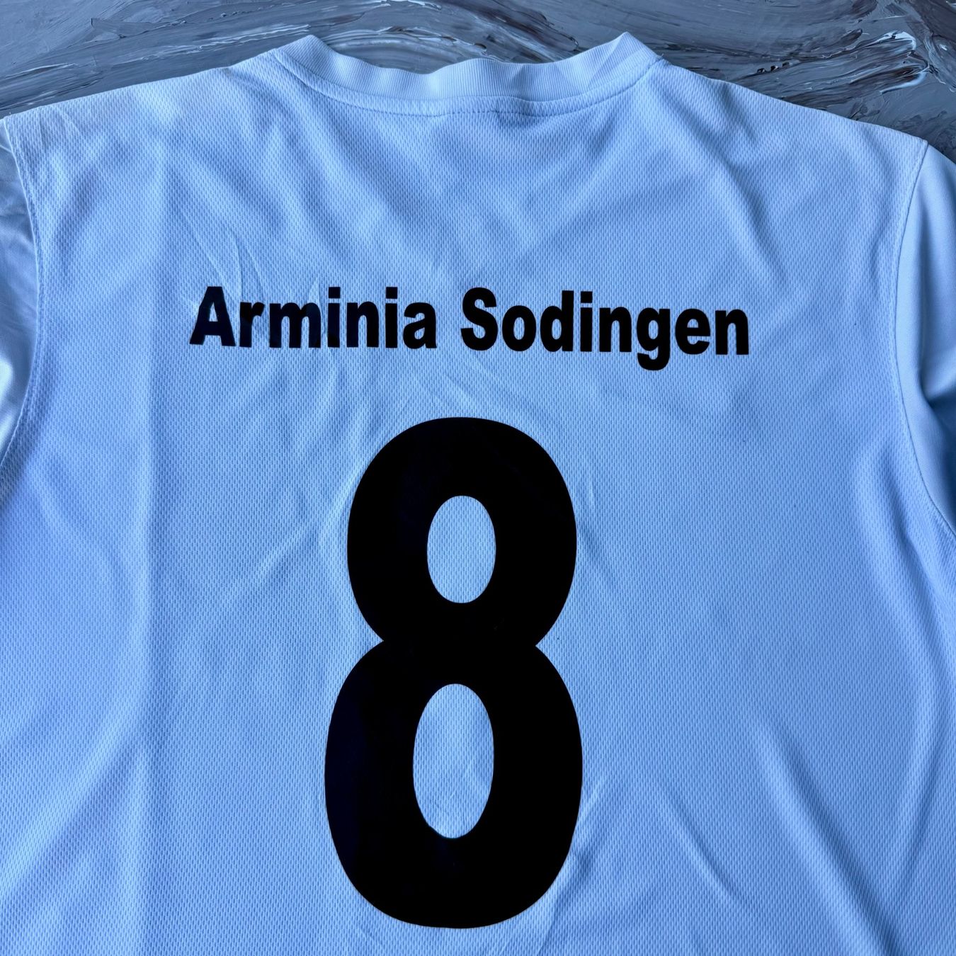 Canottiere & Pantaloni: Maillot ARMINIA SODINGEN Nike blanc/noir – Usato da Thônex venduto da Suisse.Shopping 7