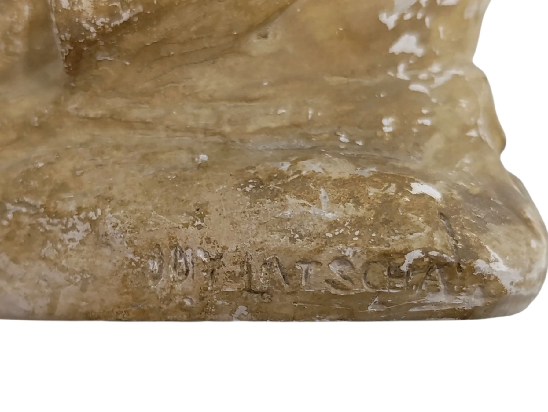 Statuette: Antike Terrakotta Figur signiert  – Usato da Hochfelden venduto da Relict 5