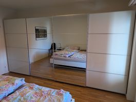 IKEA Kleiderschrank (PAX) mit Schwebetüren und Spiegel Front