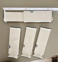 Divisori cassetti regolabili bianchi set 4 pz. come nuovo