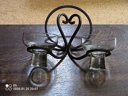 Wand Kerzenhalter für 2 Kerzen