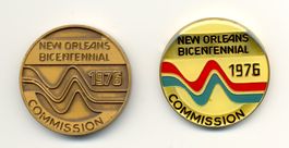 USA New Orleans Bicentennial Commission Medaillen 2 Stück