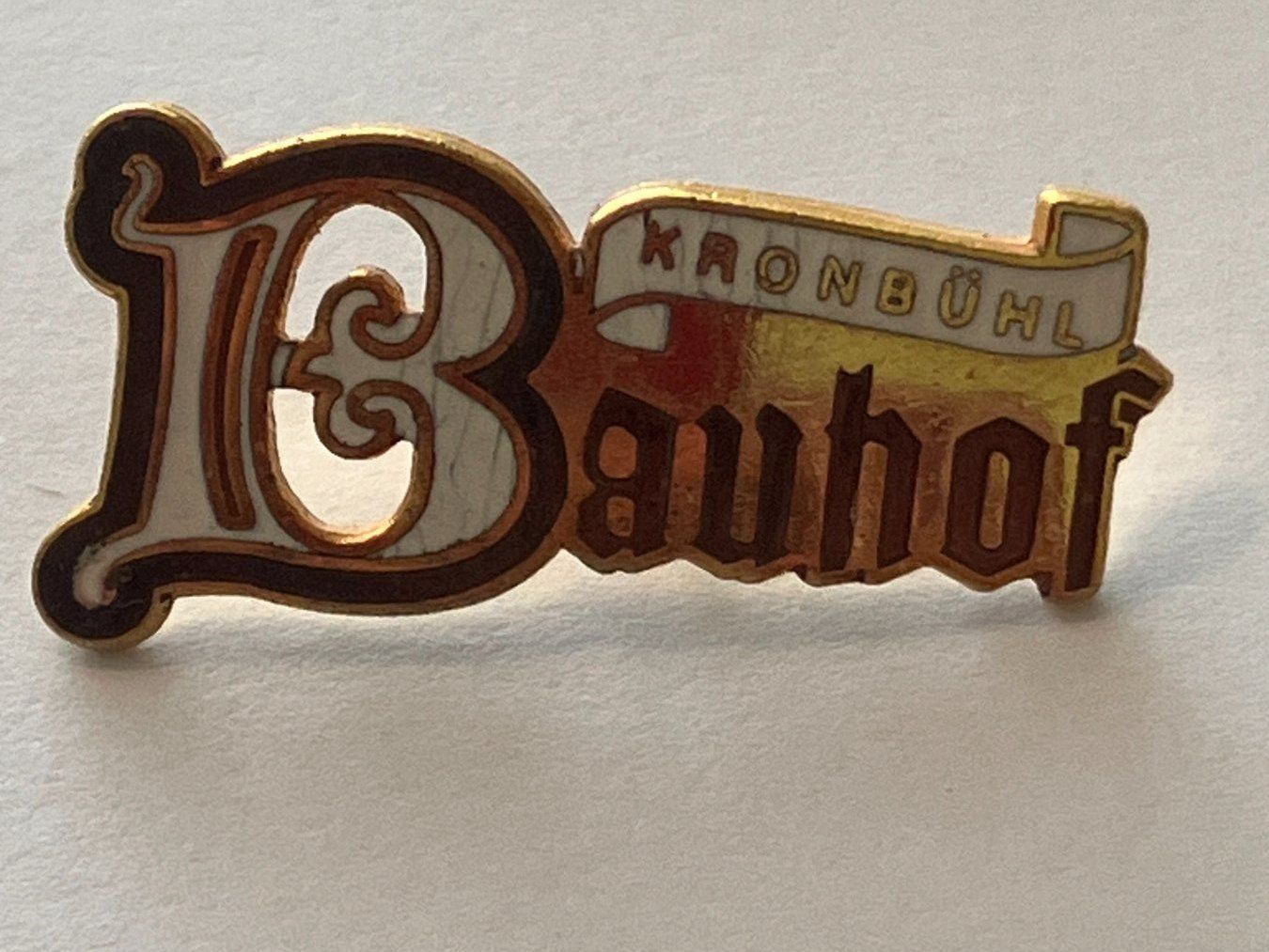 Placchette & Badge: 1 Pin Bauhof Kronbühl – Usato da Basel venduto da djwwpp