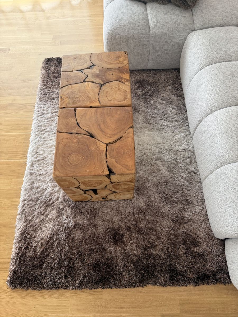 Tappeti: Hochflor Teppich Whisper Braun/Taupe – Usato da Stäfa venduto da Cooper82 1