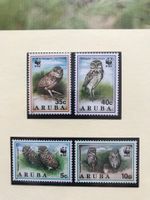 Aruba 1994 Satz WWF Kaninchenkauz Eule postfrisch