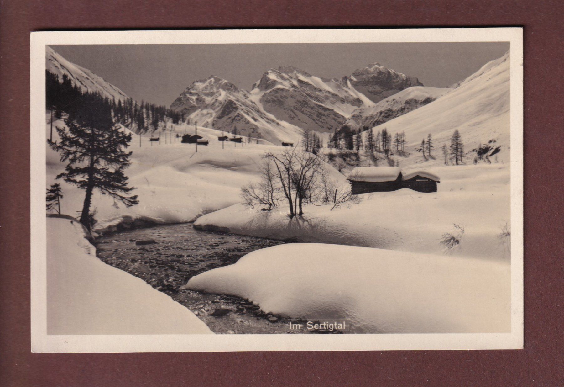 Cartes postales: DAVOS - Im Sertigtal - 1931 – D'occasion à Pully par nicecards