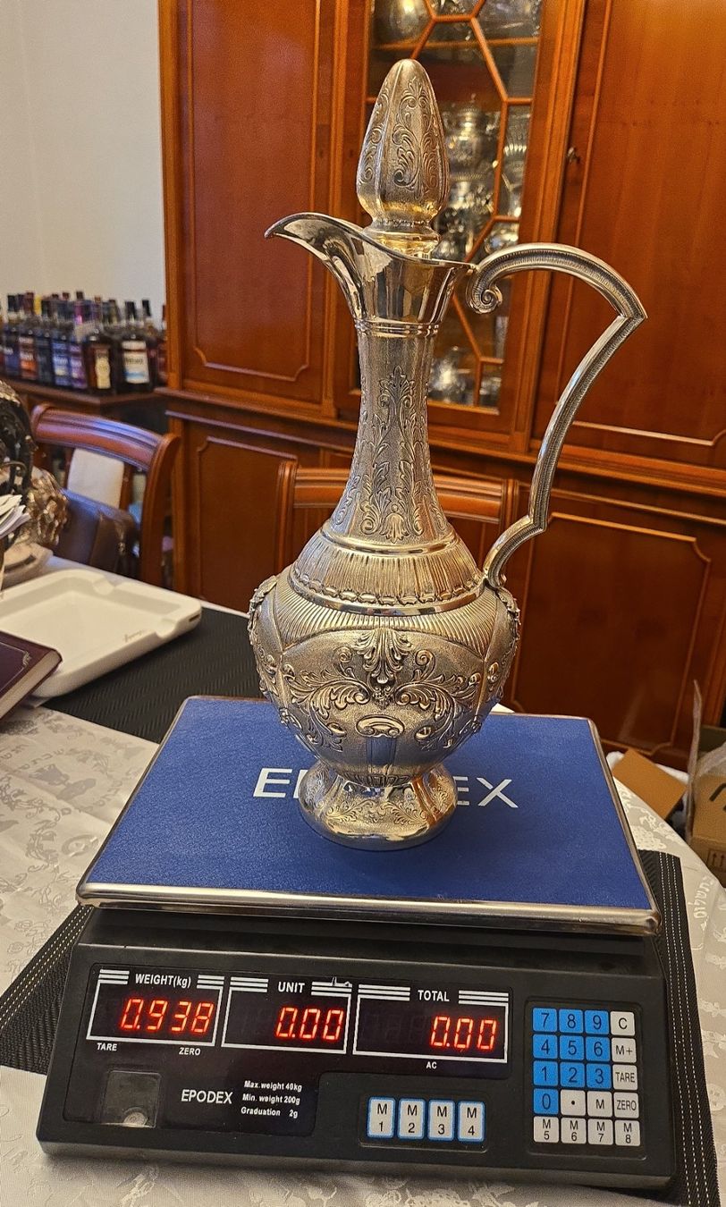 Caraffe: Hazorfim Benedetti Wein Karaffe .Sterling 925 – Usato da Zürich venduto da mistralissimo 3