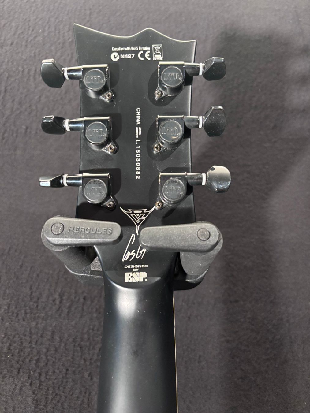 Esp Musikinstrumente: ESP LTD GUS-200EC BLKS Eclipse Black Satin E-Gitarre – Neu und originalverpackt aus Kaiserstuhl AG von GTM-Kaiserstuhl 3