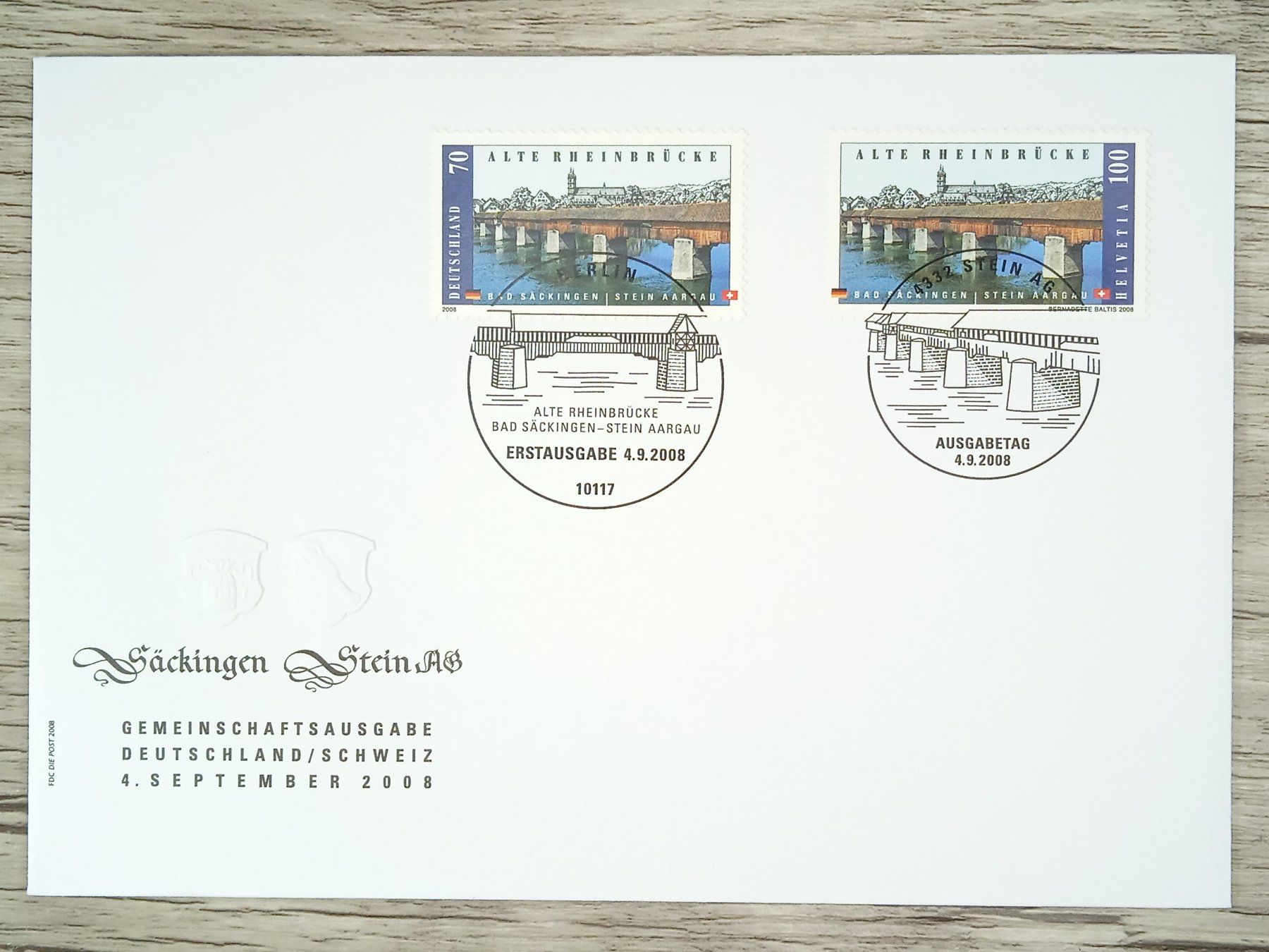 Tutti i francobolli: TR15 Enveloppe + Timbre Suisse 2008 – Usato da Cousset venduto da Patrick_Collections