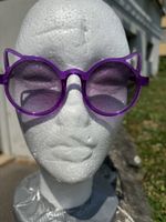 Sonnenbrille, lila  Katze