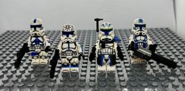 Captain Rex, Jesse, Kix & Hardcase Minifiguren, Lego-komp.