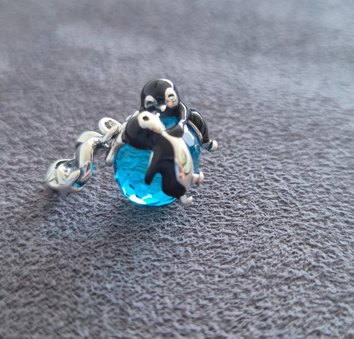 Ciondoli: Silber Charm Pinguine +Garantie – Nuovo (secondo la descrizione) da Rotkreuz venduto da Carbone_Bijou-Shop 2
