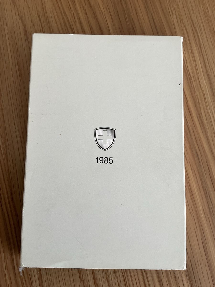 Alle Münzen: Schweizer Münzsatz 1985 Polierte Platte OVP  – Neu und originalverpackt aus Basel von triniswiss68