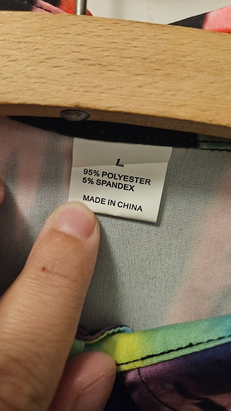 Camicie: Camicia uomo tg.L poliestere "palme" – Usato da Melano venduto da H-Sara 2