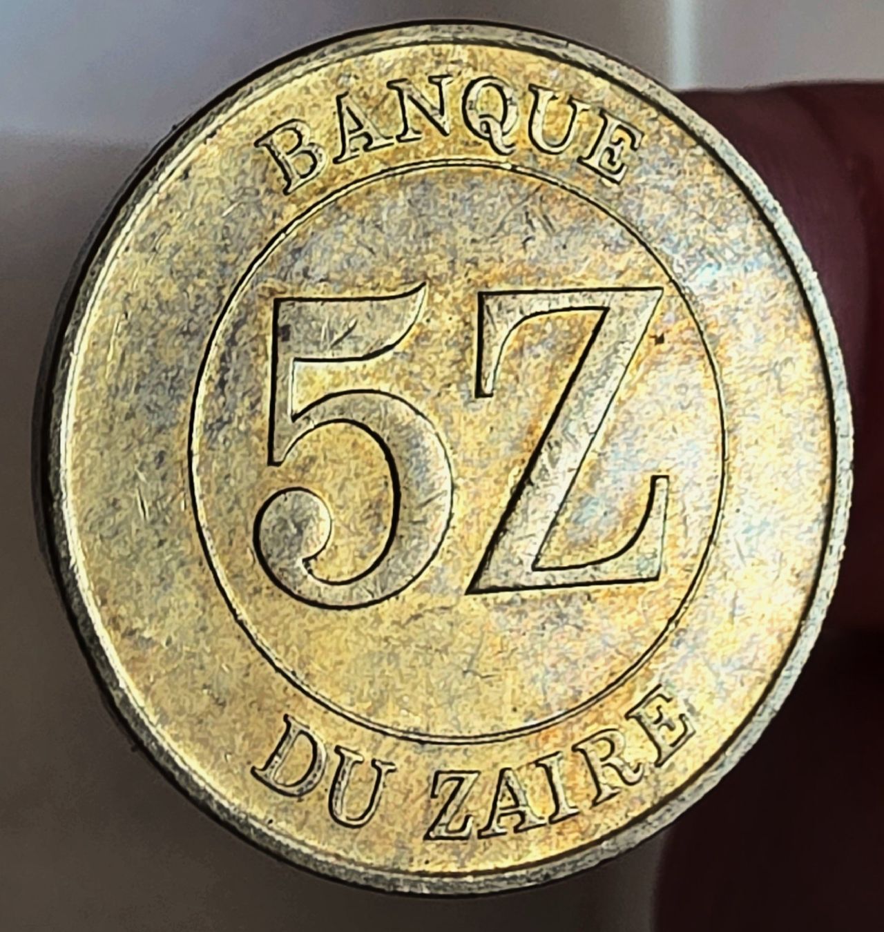 Toutes les monnaies: ZAIRE 5 ZAIRES 1987 – D'occasion à Winterthur par Creso70 1